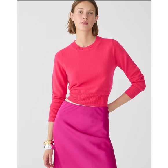 J.Crew Collection drapey slip skirt in featherweight satin - Picture 5 of 12